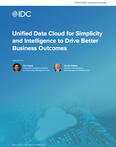 IDC report : Unifying Your Data Cloud