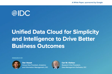 IDC report : Unifying Your Data Cloud